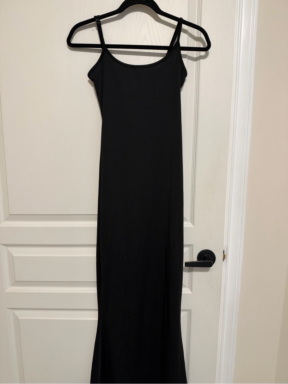 Classic Black Slip Maxi Dress